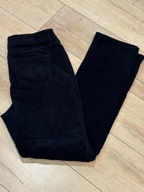 St. John's Bay Black Corduroy Straight Leg Pants - 14T